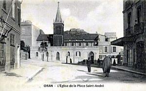 Oran - Place de l'Eglise Saint-Andre